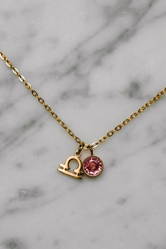 Zodiac Stone Necklace