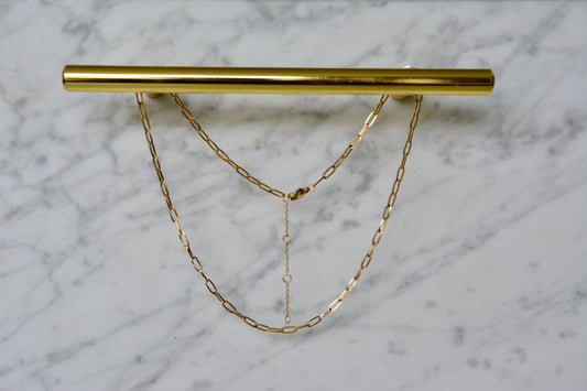 Mini Alba Paperclip Necklace