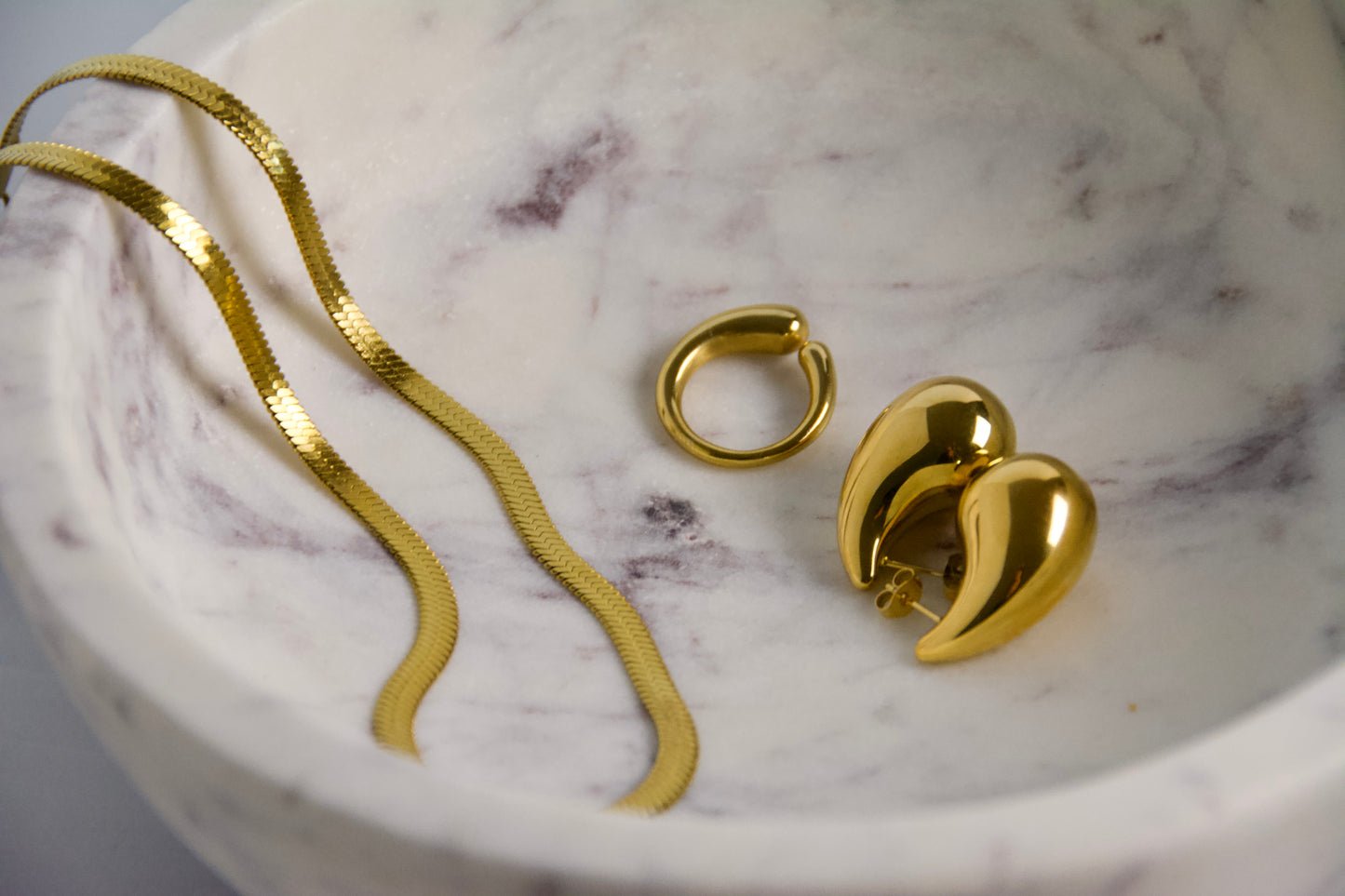 Drop Earring- 14k gold plated