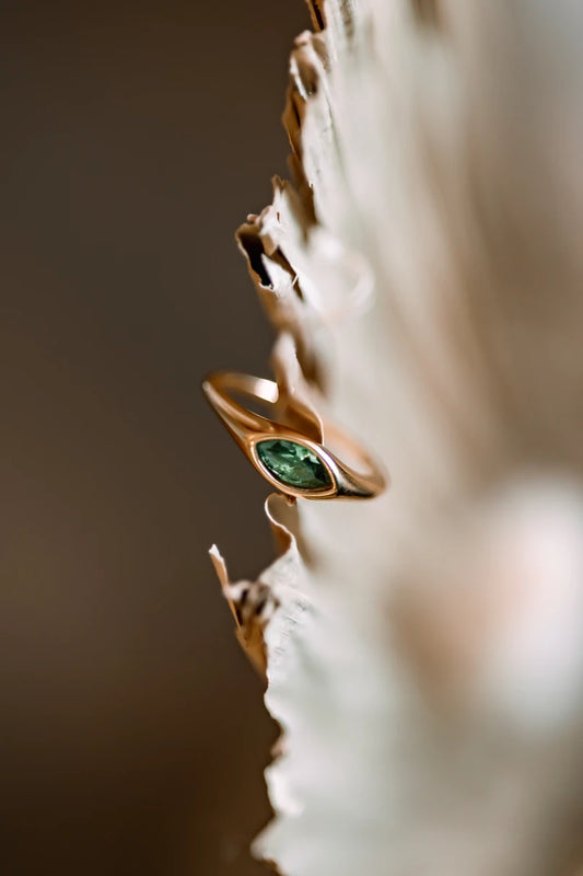 Anahata horse eye ring