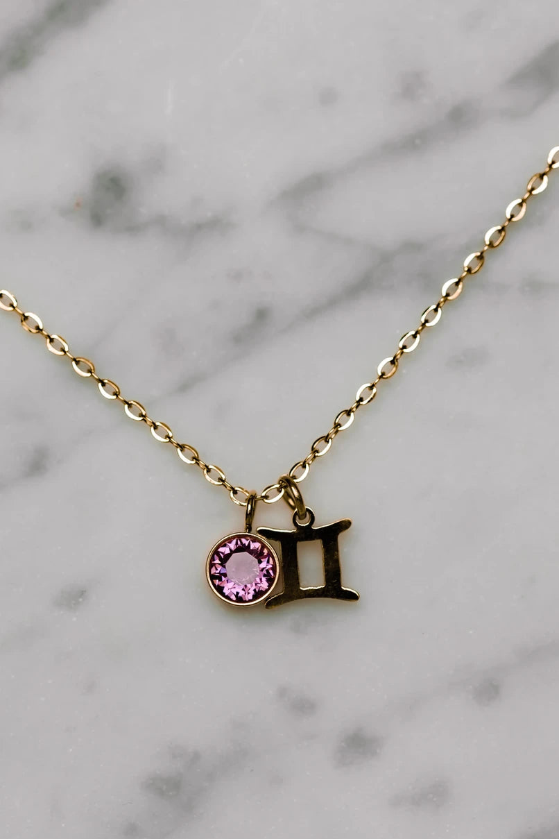 Zodiac Stone Necklace